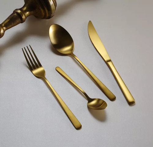 Product photo Fjord Gold table fork, Ove, 210mm 2