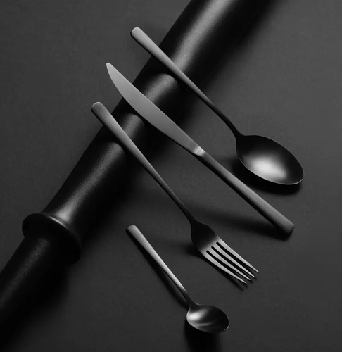 Product photo Fjord Black cake fork, Ove, 153mm 2