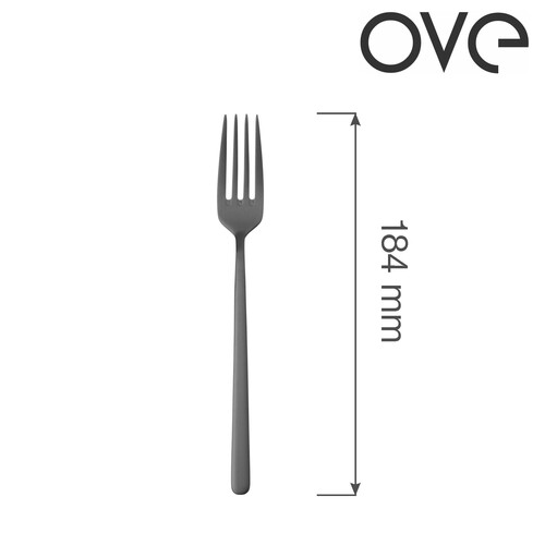 Product photo Dessert fork Amarone Black, OVE, 184 mm 6